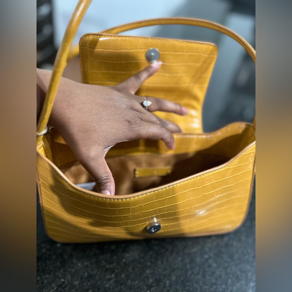 Mango Yellow/Orange shoulder bag - Picture 3 of 6